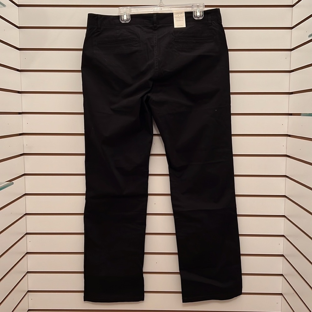 7 Diamonds Men's Black Straight Chinos